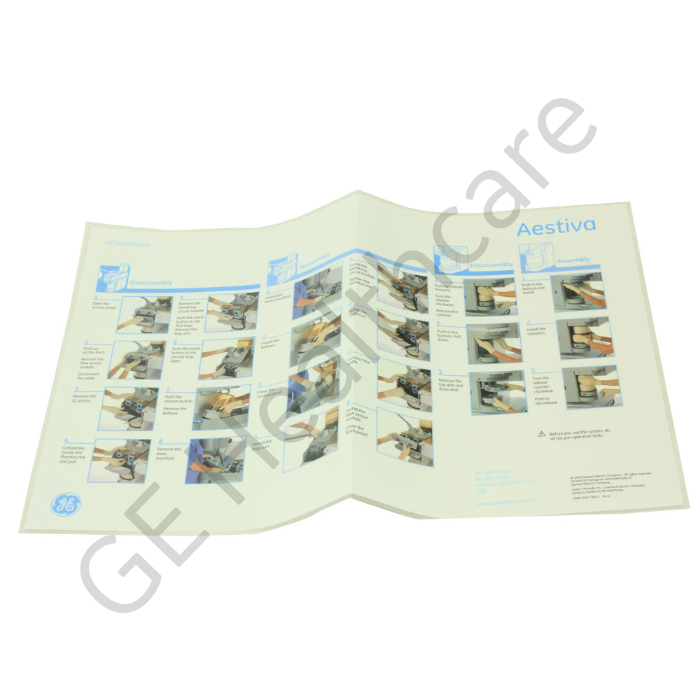Instruction Wall Chart Aestiva English Instruction Wall Chart Aestiva English