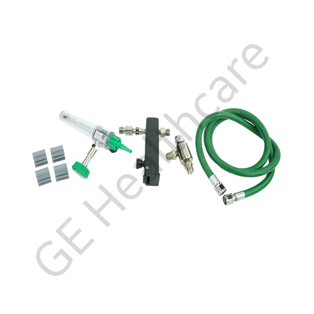 Kit Flowmeter Piece O2 Rail Mounting for Anesthesia Mach Kit Flowmeter Piece O2 Rail Mounting for Anesthesia Mach
