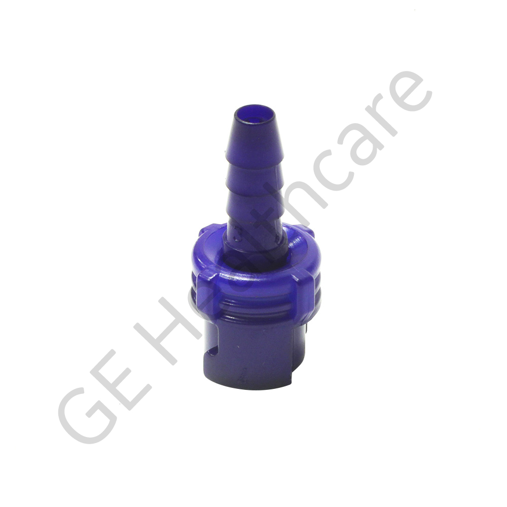 Coupling Inline Blue BCG Body Half 4mm Hose Barb Coupling Inline Blue BCG Body Half 4mm Hose Barb