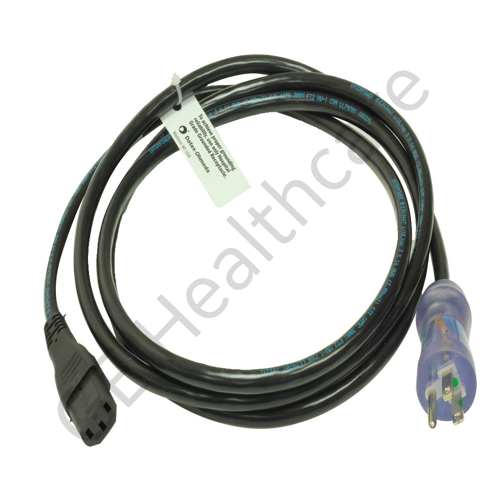 Power Cord 15A NEMA 5-15 with IEC 60320 STR CONN Assembly Power Cord 15A NEMA 5-15 with IEC 60320 STR CONN Assembly