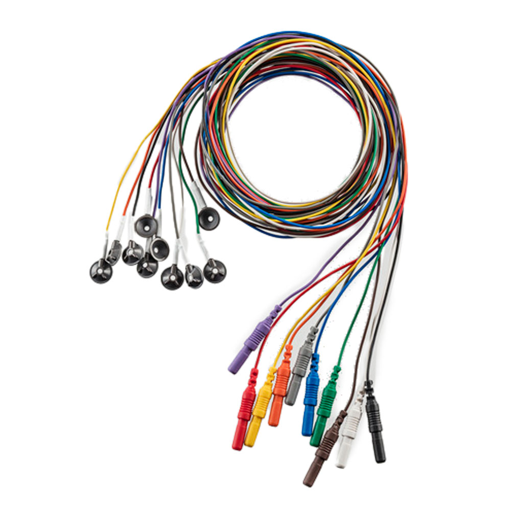 EEG Prewired Cup Electrodes (46 Pouches of 10) EEG Prewired Cup Electrodes (46 Pouches of 10)