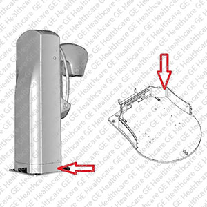COLUMN COVER BOTTOM BACK EQUIPPED 2375031-2-H COLUMN COVER BOTTOM BACK EQUIPPED 2375031-2-H