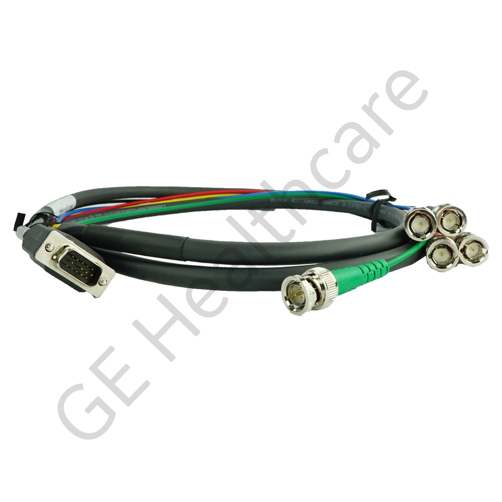 5 BNC Connector Male to High Definition 15 Male 6 Feet 5 BNC Connector Male to High Definition 15 Male 6 Feet