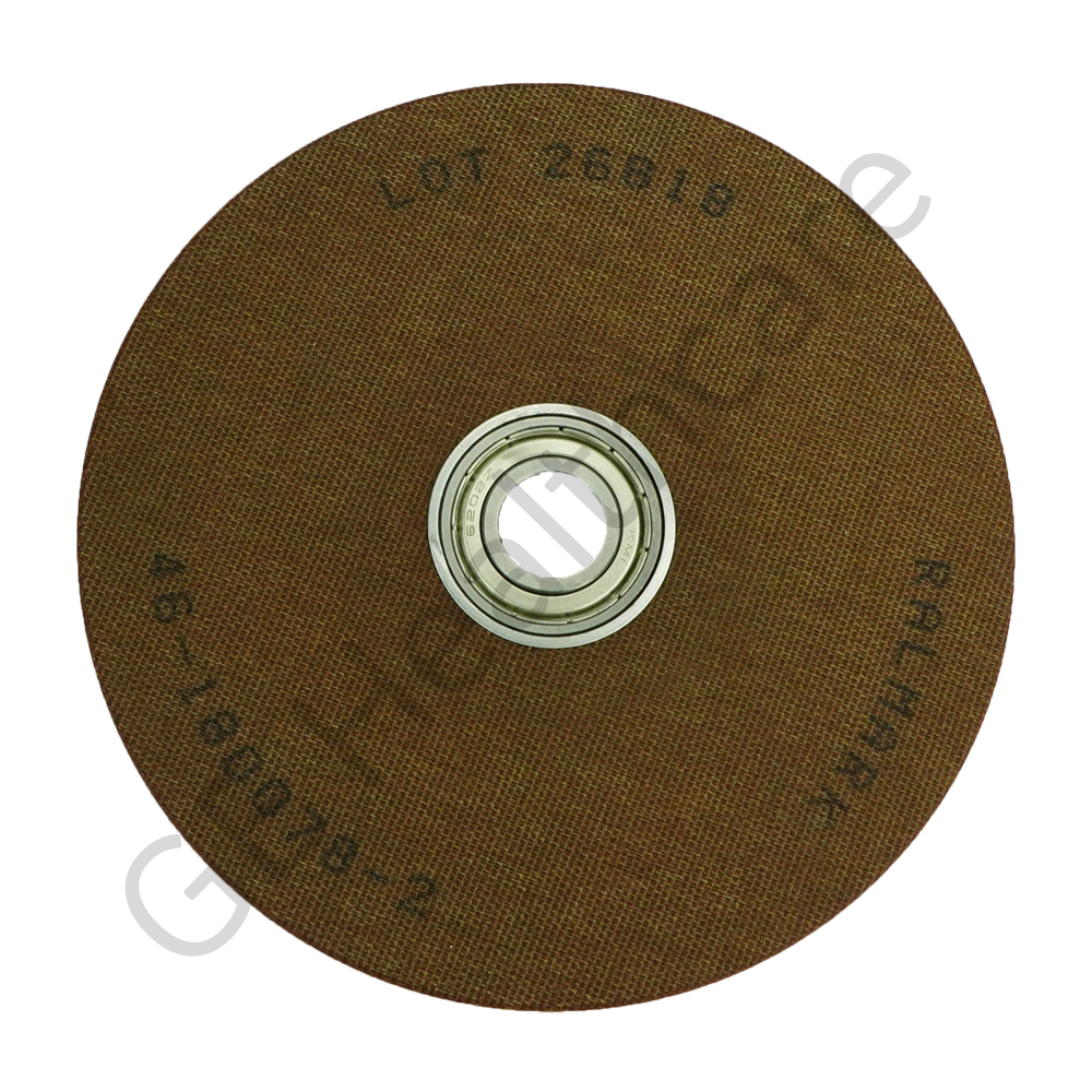 ID 0.590  OD 05.750  LG 0.420 GROOVE DIA 05.250  FACE 0.420 PHENOLIC WITH BALL BRG INSERT ID 0.590  OD 05.750  LG 0.420 GROOVE DIA 05.250  FACE 0.420 PHENOLIC WITH BALL BRG INSERT