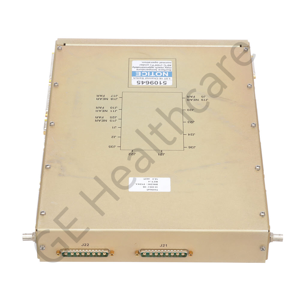 1.5T 16 Channel Switch Assembly 5109645-R 1.5T 16 Channel Switch Assembly 5109645-R