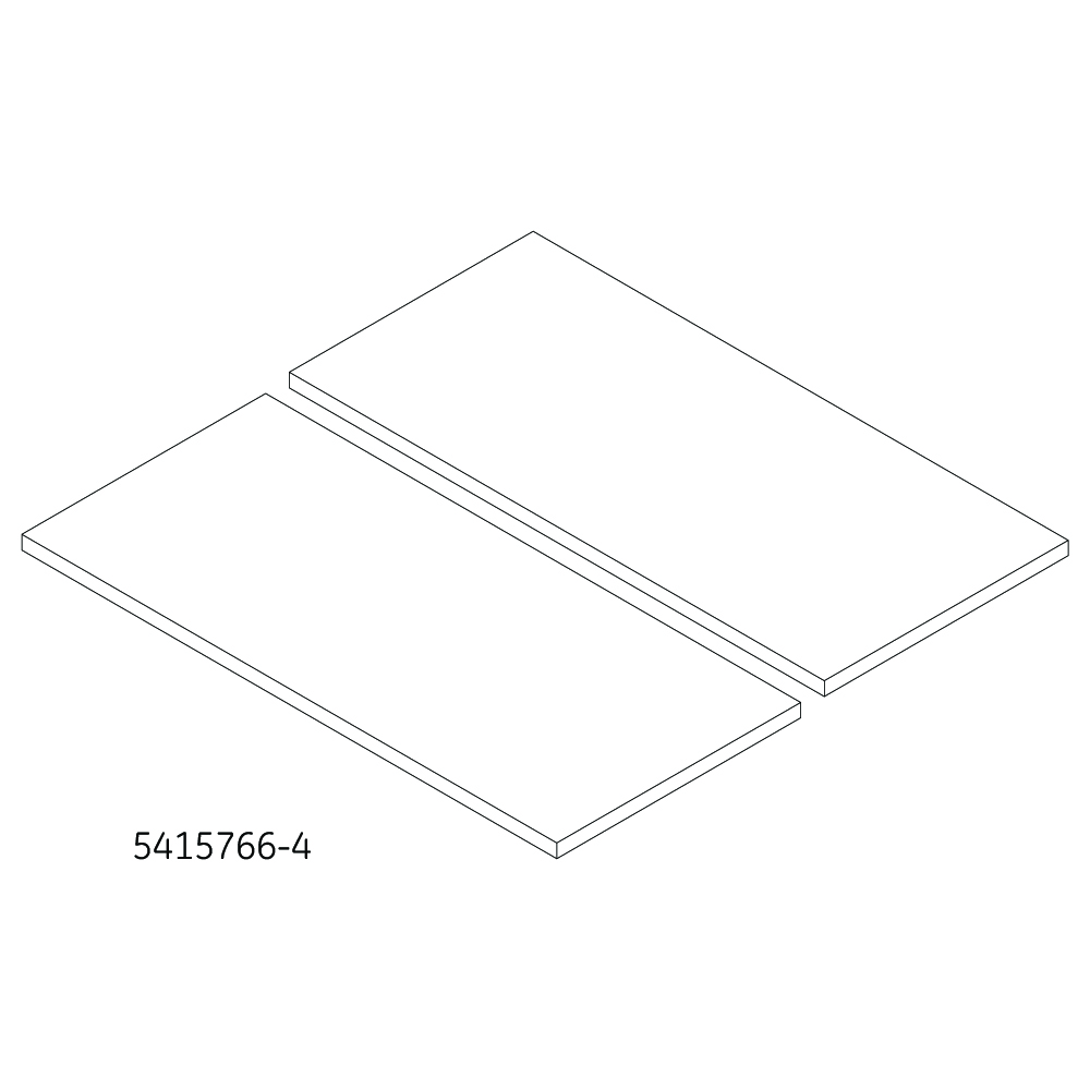 MR Patient Positioning Pad, rectangular shape, 19.75 in (L) x 9 in (W) x 0.5 in (H), qty 2