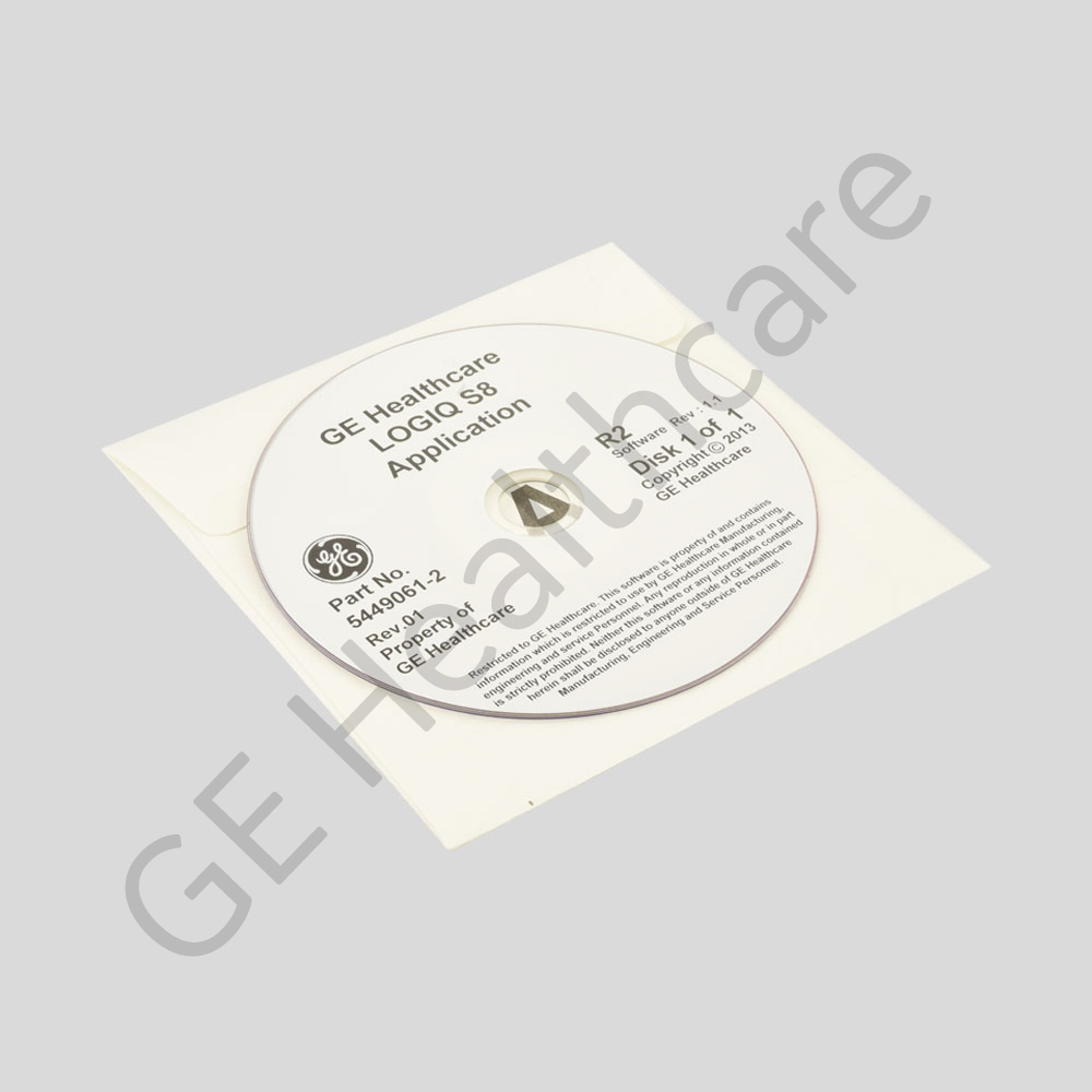 LOGIQ S8 Application Software 5449061-2 LOGIQ S8 Application Software 5449061-2