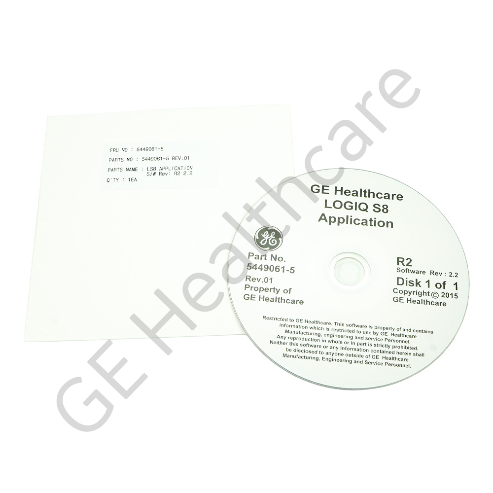 LOGIQ S8 R2.2.2 Application Software LOGIQ S8 R2.2.2 Application Software