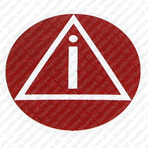 Emergency Stop (E-STOP) Warning Label for RICM I Emergency Stop (E-STOP) Warning Label for RICM I