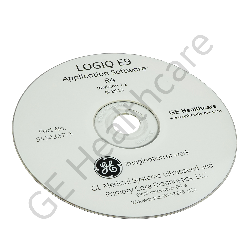 LOGIQ E9 Application Software Version R4 Revision 1.2 LOGIQ E9 Application Software Version R4 Revision 1.2