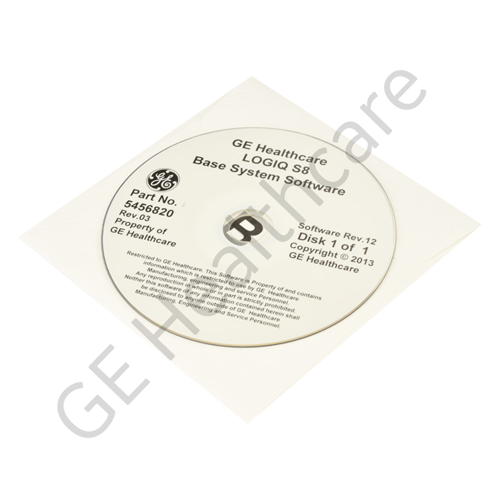 LOGIQ S8 R2 Base System Software 5456820 LOGIQ S8 R2 Base System Software 5456820