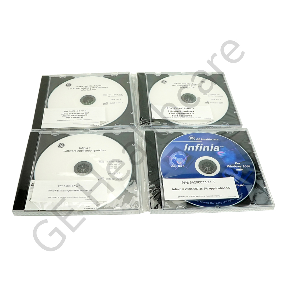 Infinia II MEA SW patches CD for spare part Infinia II MEA SW patches CD for spare part