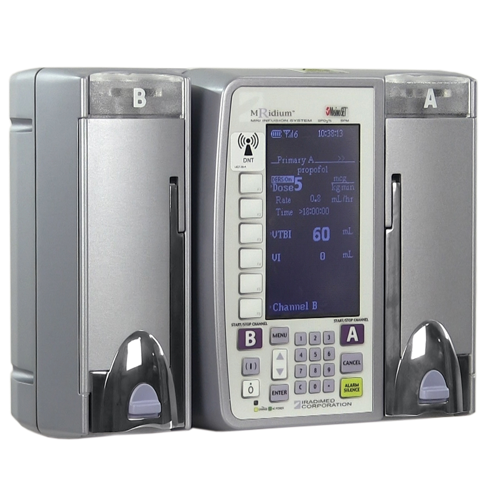 IRadimed® 3860+ MRidium Dual Channel MRI IV Pump, training included, one-year warranty IRadimed® 3860+ MRidium Dual Channel MRI IV Pump, training included, one-year warranty