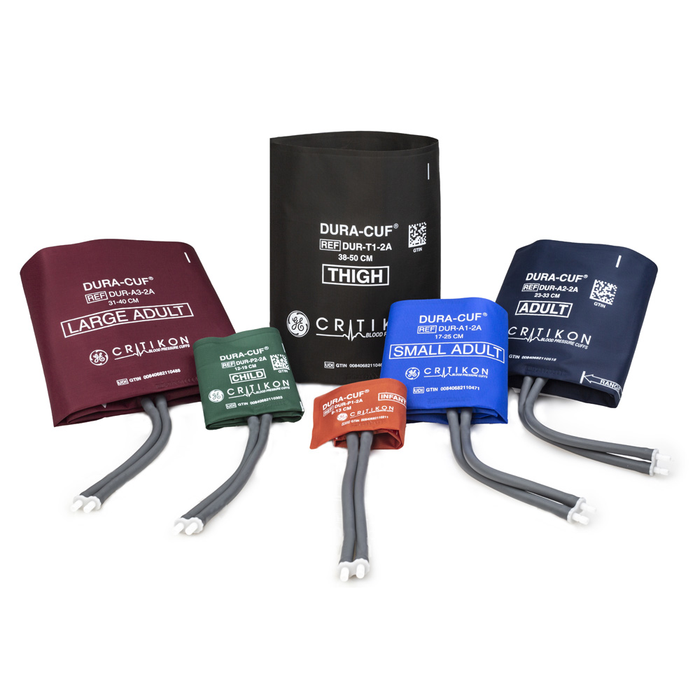DURA-CUF, Adult, 2 TB Inflation System, 23 - 33 cm, 5/box DURA-CUF, Adult, 2 TB Inflation System, 23 - 33 cm, 5/box
